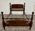 Vintage Full Size Solid Pine Cannonball Poster Bed For Sale In Kansas City - Image 6 of 9