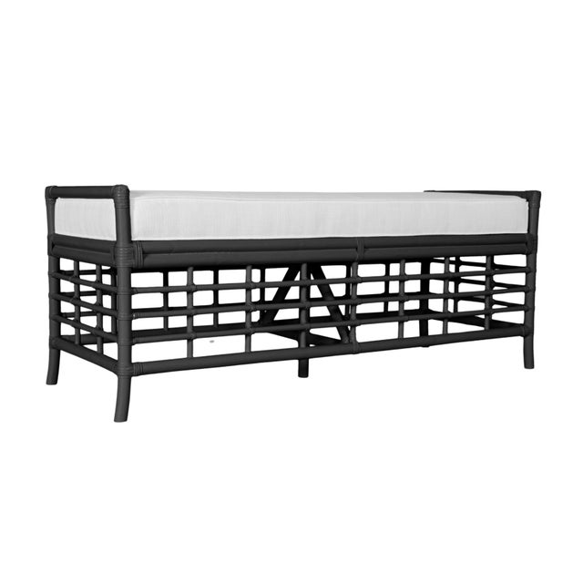 Not Yet Made - Made To Order Luna Bench - Black For Sale - Image 5 of 7
