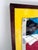 A striking vintage nautical signal flag featuring a bold combination of maritime colors and geometric design, presented in...