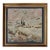Antique English Pastoral Woolwork Embroidery With Stag, Hounds and Rabbit, 19th Century For Sale