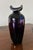Iridescent Glass Soliflore Vase with Sterling Overlay For Sale - Image 3 of 16