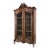 19th Century French Louis XV Walnut Display Armoire For Sale