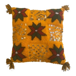 Moroccan Berber Woolen Pillow For Sale