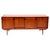 Scandinavian sideboard, Year 1960. Sideboard made of patinated teak veneer wood, with essential line and right...