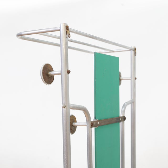 Metal Vintage 1970s Post Modern Entryway Hat & Coat Rack Stand For Sale - Image 7 of 10