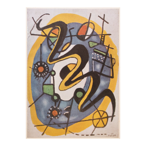 1948 After Fernand Léger "Composition", First Edition Period Offset Lithograph