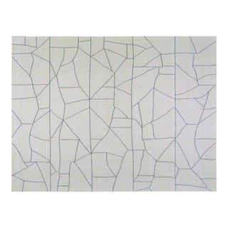 Moroccan Beni Ourain Hand Knotted Wool Rug,8'1''X10' For Sale