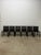 Set of six Cab 413 brown leather dining or side chairs designed by Mario Bellini for Cassina. Italy, 1990s. “This was a...