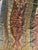 A striking vintage Islamic jacquard tapestry showcasing elegant Arabic calligraphy, intricate arabesque ornamentation, and...