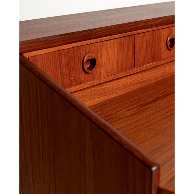 Brown Secretaire in Teak from Markaryds Möbelindustri, 1950s For Sale - Image 8 of 13