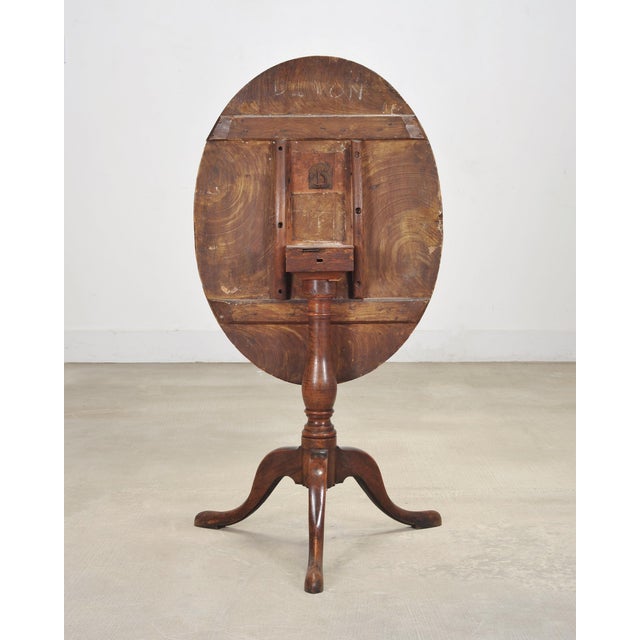 19th Century English Georgian Painted Tilt-Top Tripod Table For Sale - Image 18 of 18