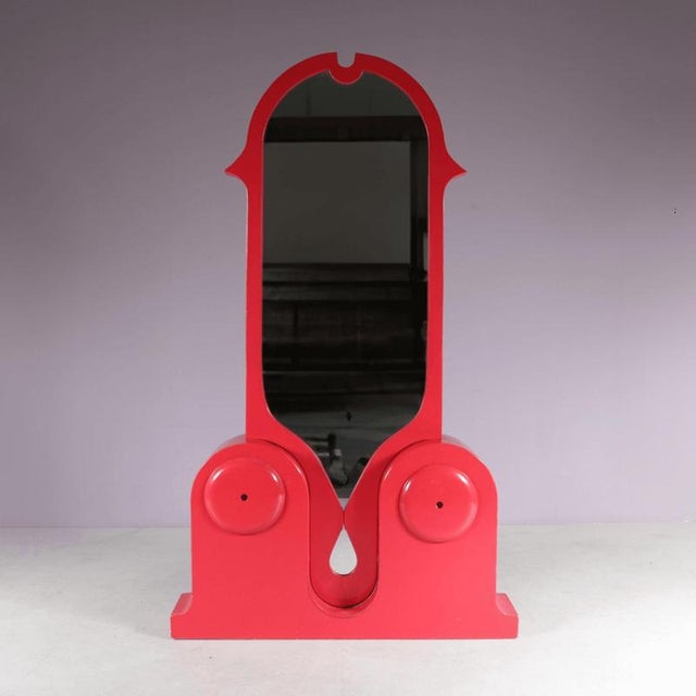 Rendez Vous Mirror by Nazareno Noja for Studio Alchimia, Italy, 1976 For Sale - Image 3 of 18
