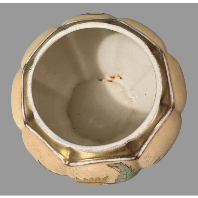 Vintage RH Porcelain Floral Hand Painted and Gilt Decorated 5" Vase In very good original condition showing some typical...