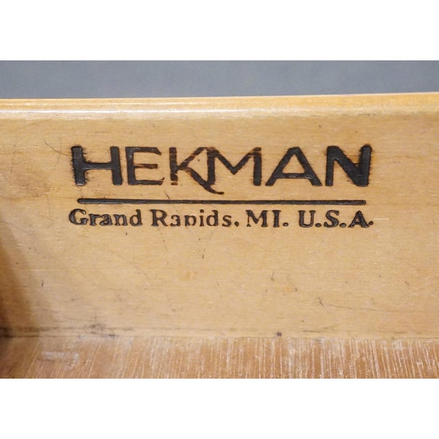 Brown Hekman Furniture Solid Cherry Traditional Style 18" Accent Chairside Chest / End Table For Sale - Image 8 of 12