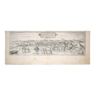 Buda, Antique Map from ''Civitates Orbis Terrarum'' - 1572-1617 1572-1617 For Sale