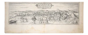 Buda, Antique Map from ''Civitates Orbis Terrarum'' - 1572-1617 1572-1617