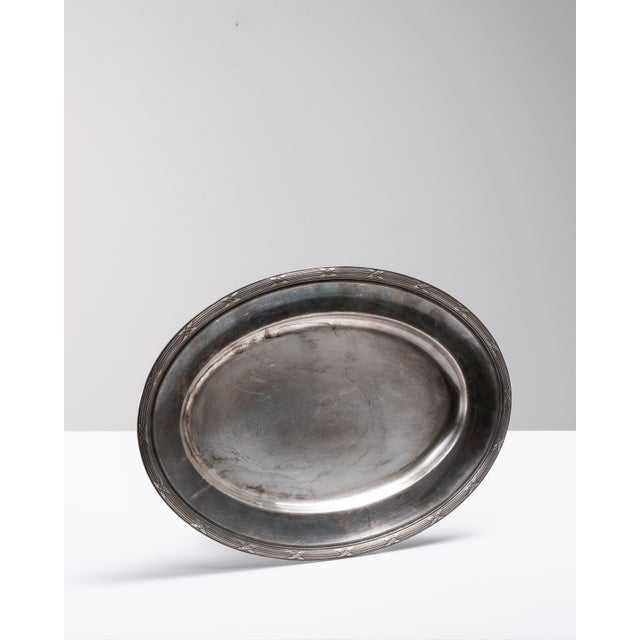 Mid 20th Century France Gray Silver Plate For Sale - Image 11 of 15