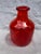 Red Vintage Reddish Orange Art Glass Kosta Boda Bottle For Sale - Image 8 of 14