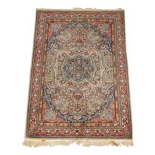 Kashmir Rug in Wool For Sale