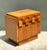 Vintage Brutalist Geometric Wood Cabinet For Sale - Image 13 of 14