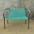 Vintage Green Bench & Chairs, 1960s, Set of 3 For Sale - Image 11 of 18