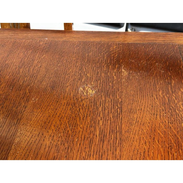Extendable Draw Leaf Table and Chairs, Set of 5 For Sale - Image 6 of 14