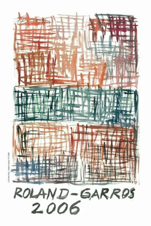 2006 Gunther Förg Roland Garros Poster