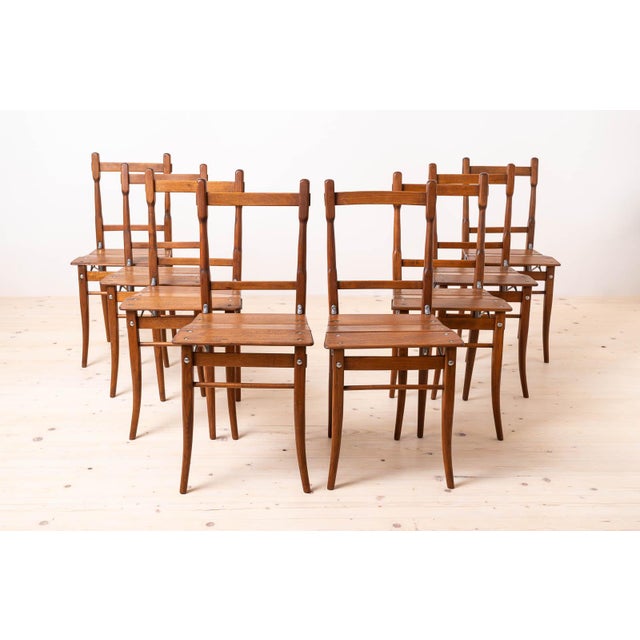 Early 20th Century Dining Chairs by Valentin Jadrníček, 1890s, Set of 8 For Sale - Image 16 of 16