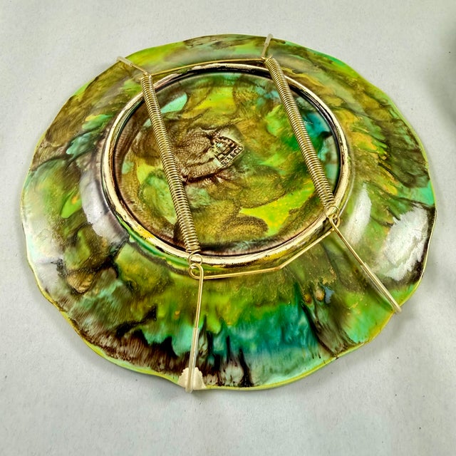 Samuel Alcock Strawberry & Grape Leaf Majolica Plates, Set of Two For Sale - Image 12 of 16