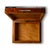 1950s Mid-20th Century Italian Elm Burl and 800 Silver Jewelry Box from Leonardo Gaito Napoli, 1950s For Sale - Image 5 of 10