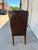 Vintage Hickory Chair Leather Library Armchair | English Georgian Queen Anne Style Accent Chair For Sale - Image 12 of 12