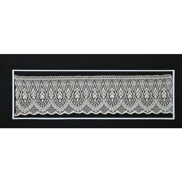 Antique Southern Italian Silk Lace Embroidery, 18th Century For Sale - Image 4 of 6