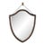 Shield Hepplewhite Mirror by Bombay W/ Chain - Ralph Lauren, British Colonial, Grandmillennial Decors - 21” X 26” See Pics! For Sale