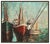 Message us to inquire about custom framing options! (Included for free with every purchase) The artwork here, "The Boats...