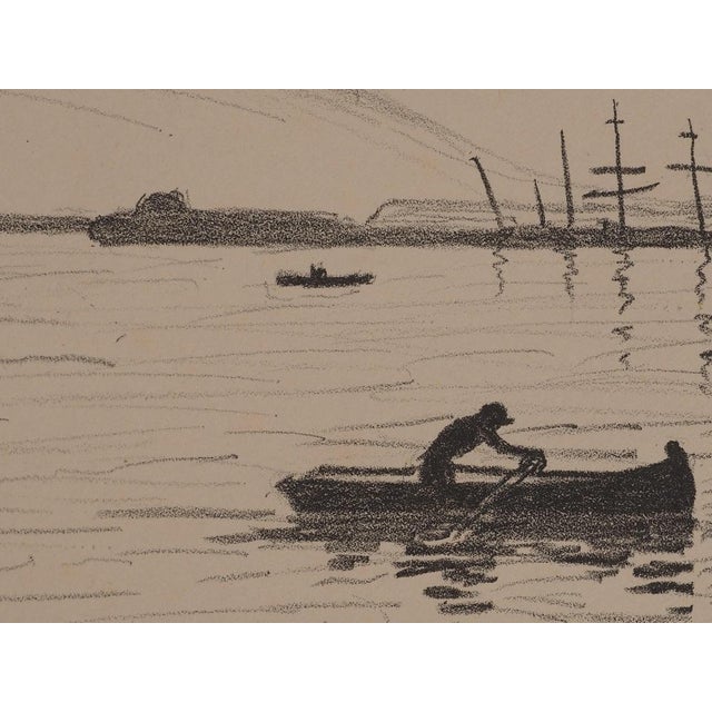 Albert Marquet, Fishermen in the Bay of Naples, Original Lithograph For Sale - Image 4 of 6