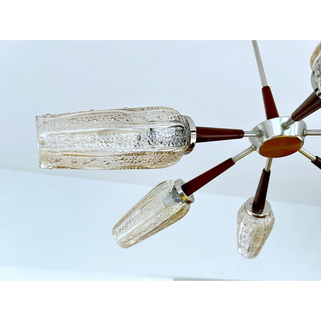 Large Vintage Danish Style Pendant Light, 1960s For Sale - Image 16 of 18