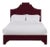 Nadine Full/Double Bedframe, Wine Velvet For Sale