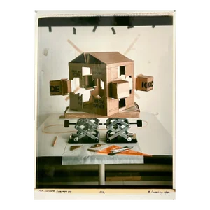 Robert Cumming, Large Format Polaroid Photograph Still Life Color Photo Dye Print Robert Cumming,1980