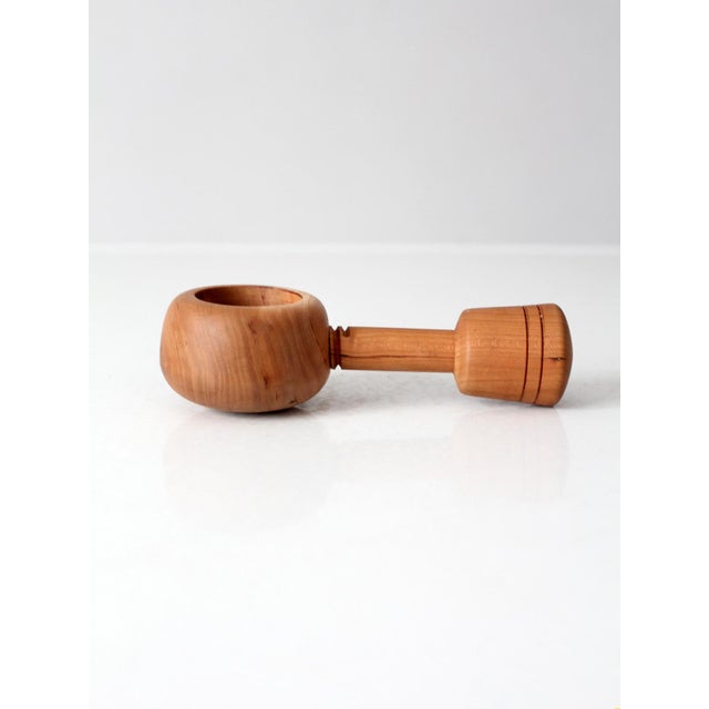 Mid 20th Century Vintage Mid-Century Turned Wood Nutcracker For Sale - Image 5 of 14