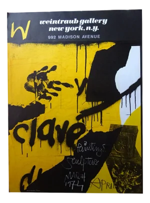Poster by Antoni Clavé for Weintraub, 1974