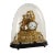 Antique Parisian Clock in Glass Case For Sale