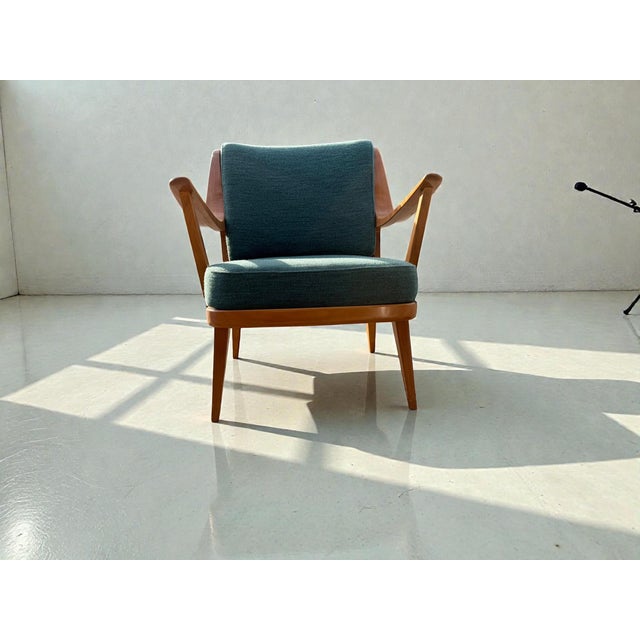 Wood Easy Chair by Walter Knoll / Wilhelm Knoll for Antimott, 1950s For Sale - Image 7 of 18