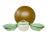 Ceramic 1960's Hoenig of California Ceramic Apple Serving Set With Lazy Susan For Sale - Image 7 of 10