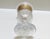1960s Vintage Moser Glassworks 24k Gold Incrusted Cut Crystal Vase For Sale - Image 5 of 10