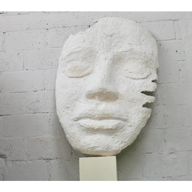 Large Mask, 1970s, Plaster For Sale - Image 9 of 18