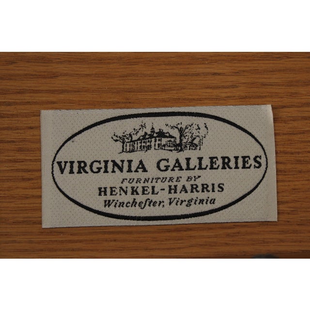Henkel Harris Cherry 9 Drawer Double Dresser For Sale - Image 12 of 15