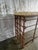 Mid 20th Century Rustic Console Table With Textured Stone Top and Hand-Forged Iron Base For Sale - Image 5 of 18