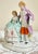Victorian Vintage Hand Painted Porcelain Victorian Couple Figurine Made in Japan For Sale - Image 3 of 7