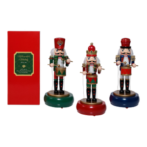 Nutcracker's Melody Holiday Music Box, Set of 3
