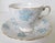 1950s Tuscan Porcelain Chintz Forget-Me-Not Teacup and Saucer Set- 2 Pieces For Sale In New York - Image 6 of 12